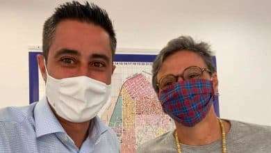 Caio Salgado visitou a cretaria Municipal de Esporte Lazer e Juventude e conversou sobre suas ideias com a Secretária Renata Trevelin