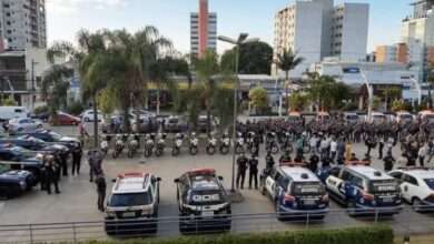 Viaturas da Polícia Militar, Civil e GCM de São Caetano do Sul